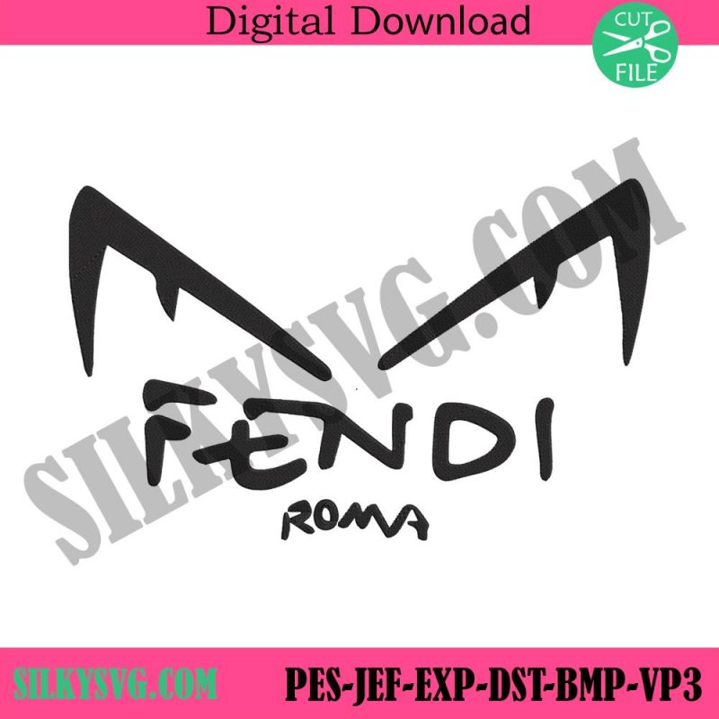 fendi-roma-logo-embroidery-design-download