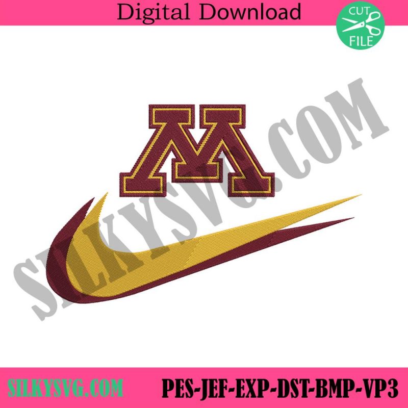 minnesota-golden-gophers-double-swoosh-nike-logo-embroidery-design-file