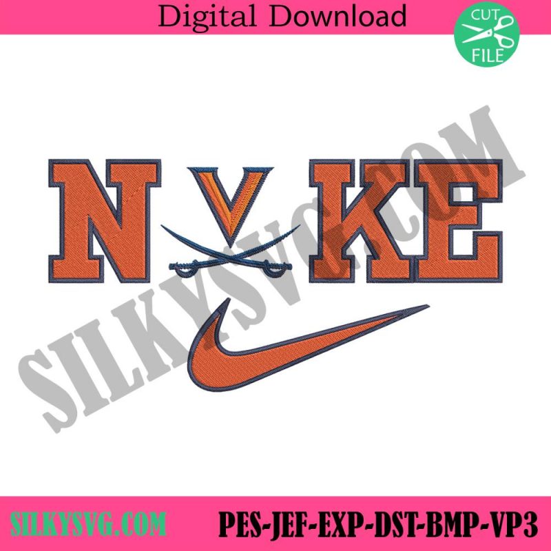 virginia-cavaliers-nike-logo-embroidery-design-download