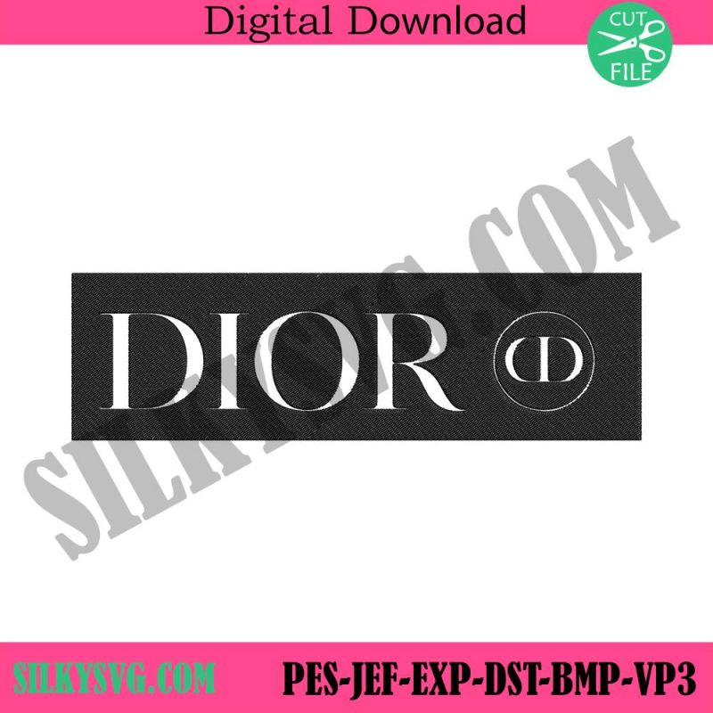 dior-symbol-black-background-embroidery-instant-download