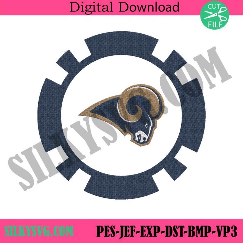 los-angeles-rams-logo-embroidery-los-angeles-rams-machine-embroidery