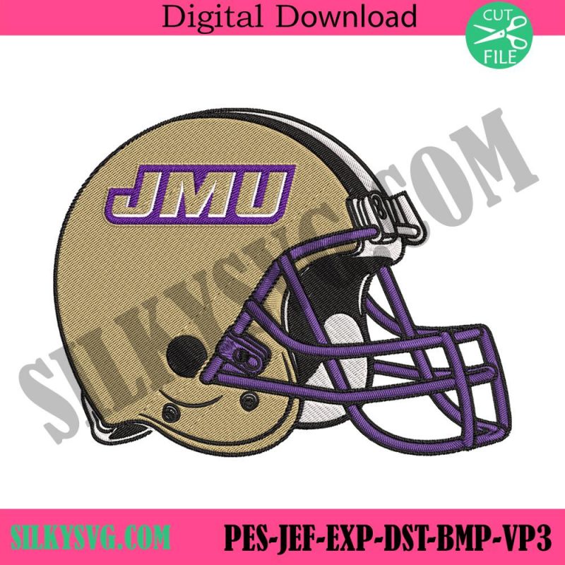 james-madison-dukes-helmet-machine-embroidery-digitizing