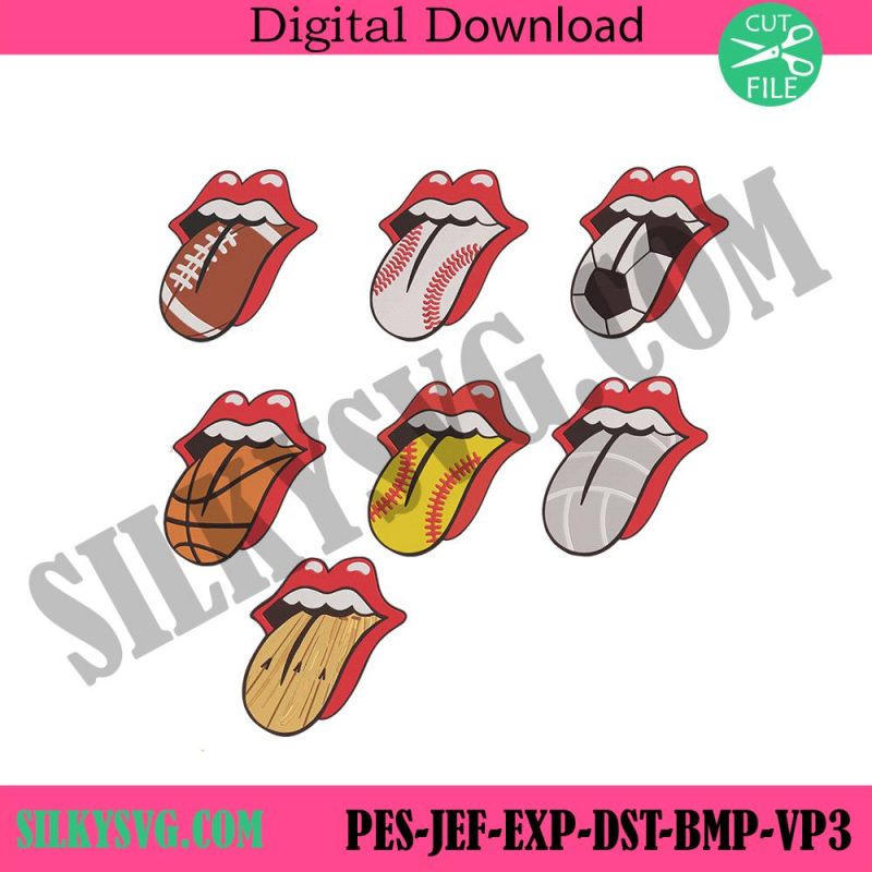 bundle-sports-tongues-machine-embroidery-download-file-sports-lips-embroidery-digital-file-football-baseball-soccer-basketball-softball-volleyball-bowling-tongues-embroidery-file