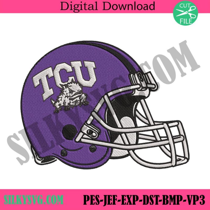 tcu-horned-frogs-helmet-machine-embroidery-digitizing