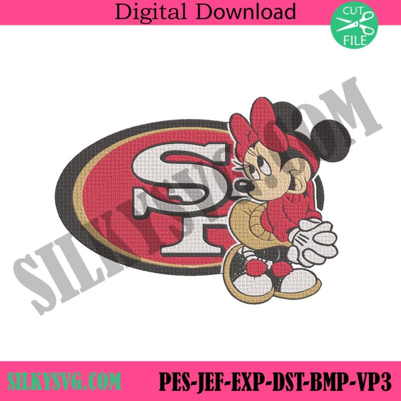 mickey-mouse-san-francisco-49ers-logo-embroidery-san-francisco-49ers-machine-embroidery