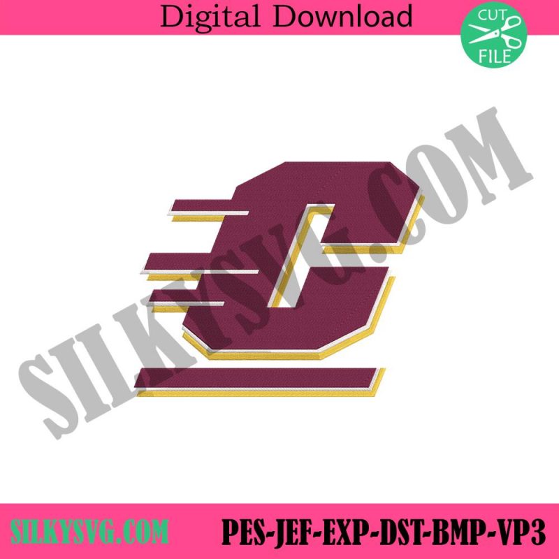 central-michigan-chippewas-logo-machine-embroidery-file-ncaam-central-michigan-logo-embroidery-design-file-central-michigan-ncaam-logo-embroidery-instant-download