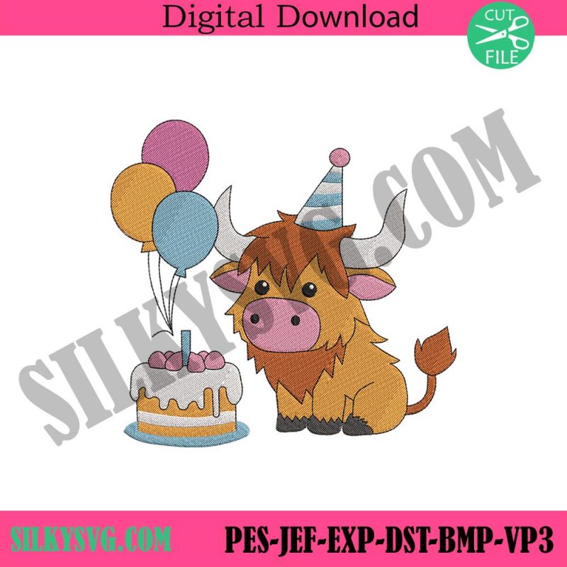 highland-cow-birthday-embroidery-download-cow-birthday-machine-embroidery-birthday-instant-download-embroidery-digital-design-files