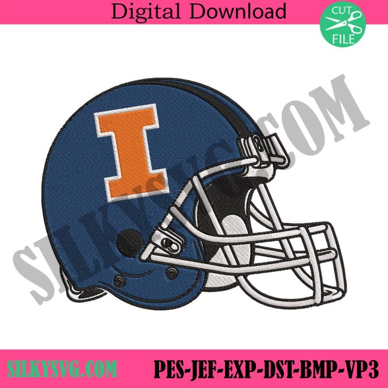 illinois-fighting-illini-helmet-machine-embroidery-design