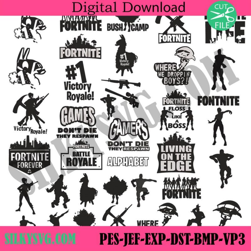 fortnite-bundle-embroidery-digital-download-file-fortnite-battle-royale-game-embroidery-design-file-fornite-game-embroidery-instant-download-bundle-file