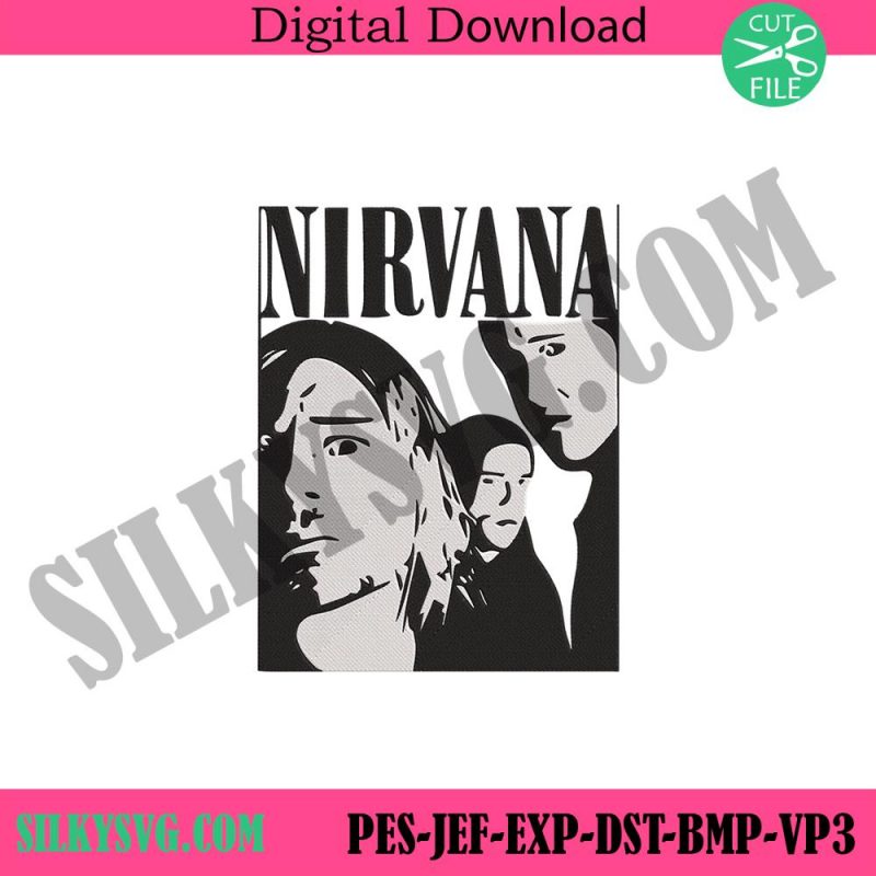 nirvana-band-machine-embroidery-digital-download-file-kurt-cobain-krist-novoselic-dave-grohl-embroidery-instant-download-nirvana-rock-embroidery-design-file