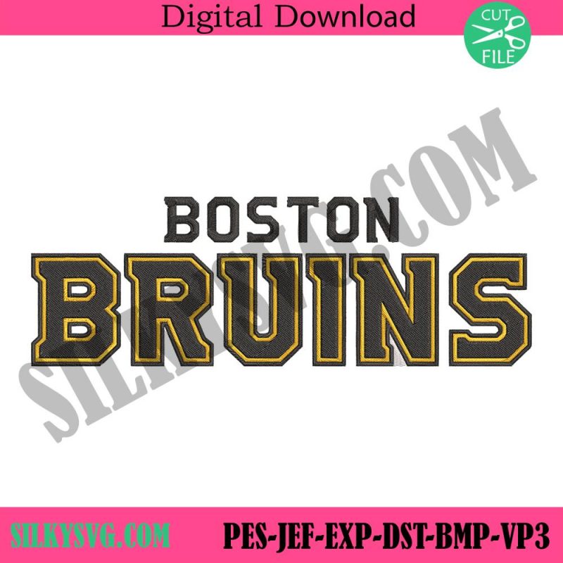 boston-bruins-wordmark-logo-machine-embroidery-boston-bruins-logo-nhl-embroidery