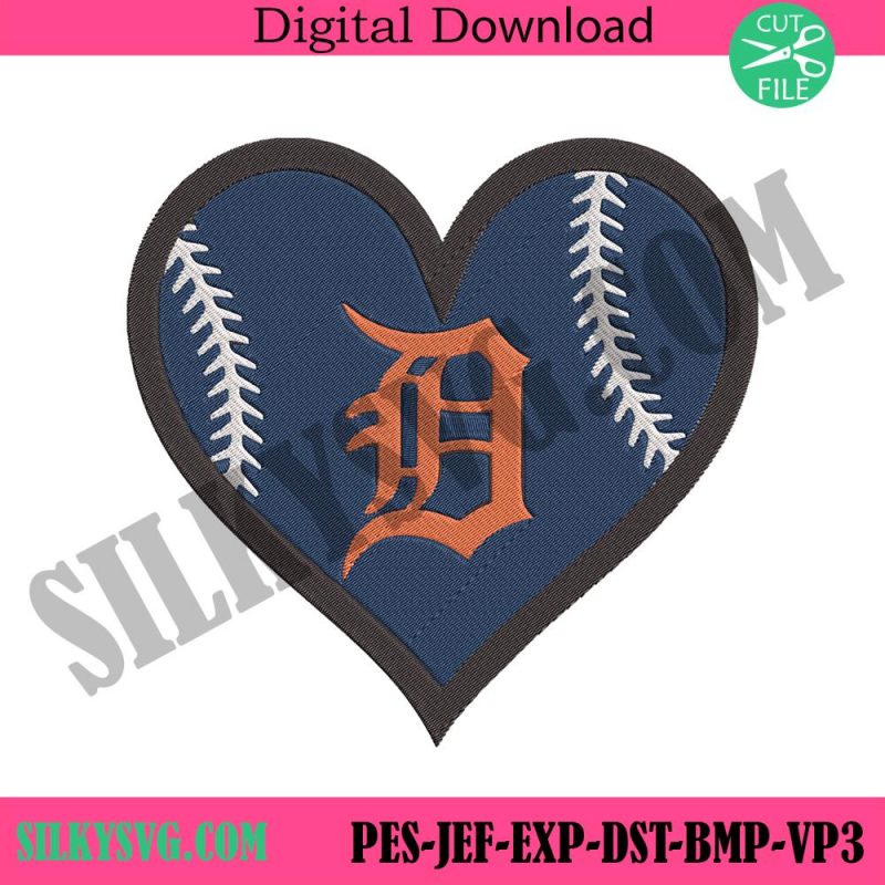 detroit-tigers-baseball-heart-classic-letter-d-logo-machine-embroidery-digitizing