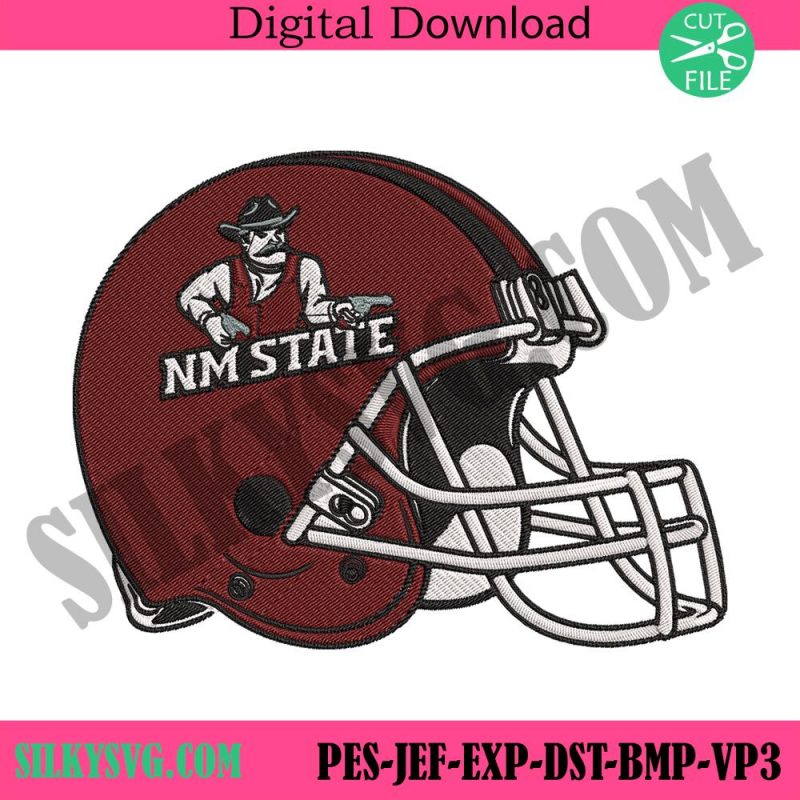 new-mexico-state-aggies-helmet-embroidery-digitizing-instant-download