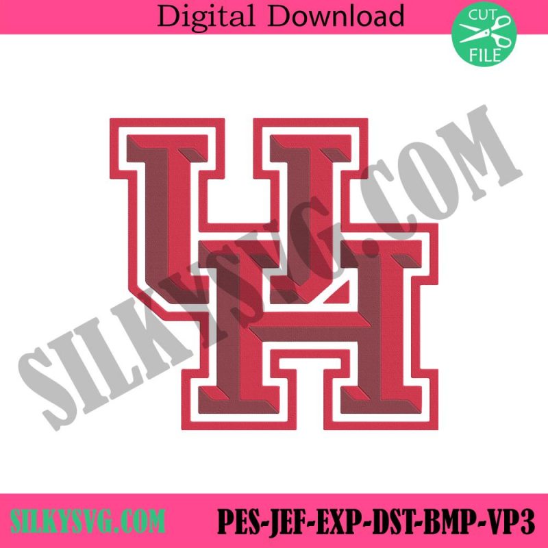 houston-cougars-logo-embroidery-houston-cougars-machine-embroidery