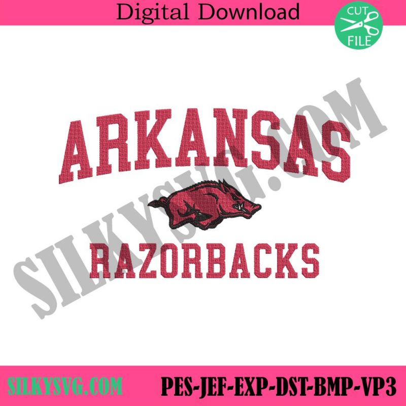 arkansas-razorbacks-wordmark-logo-machine-embroidery-arkansas-razorbacks-logo-ncaa-embroidery