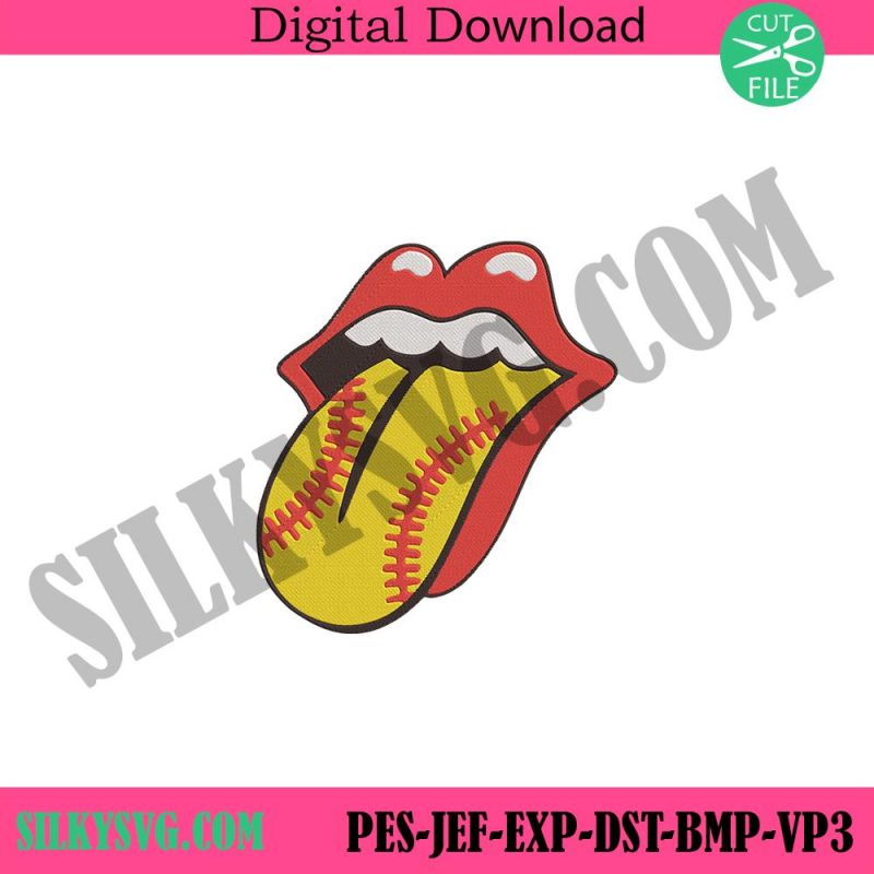 softball-tongue-embroidery-design-file-sports-tongue-machine-embroidery-download-file-softball-sports-lips-embroidery-digital-design-file