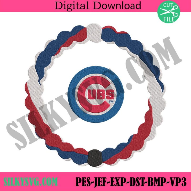 chicago-cubs-swirl-bracelet-logo-machine-embroidery-design