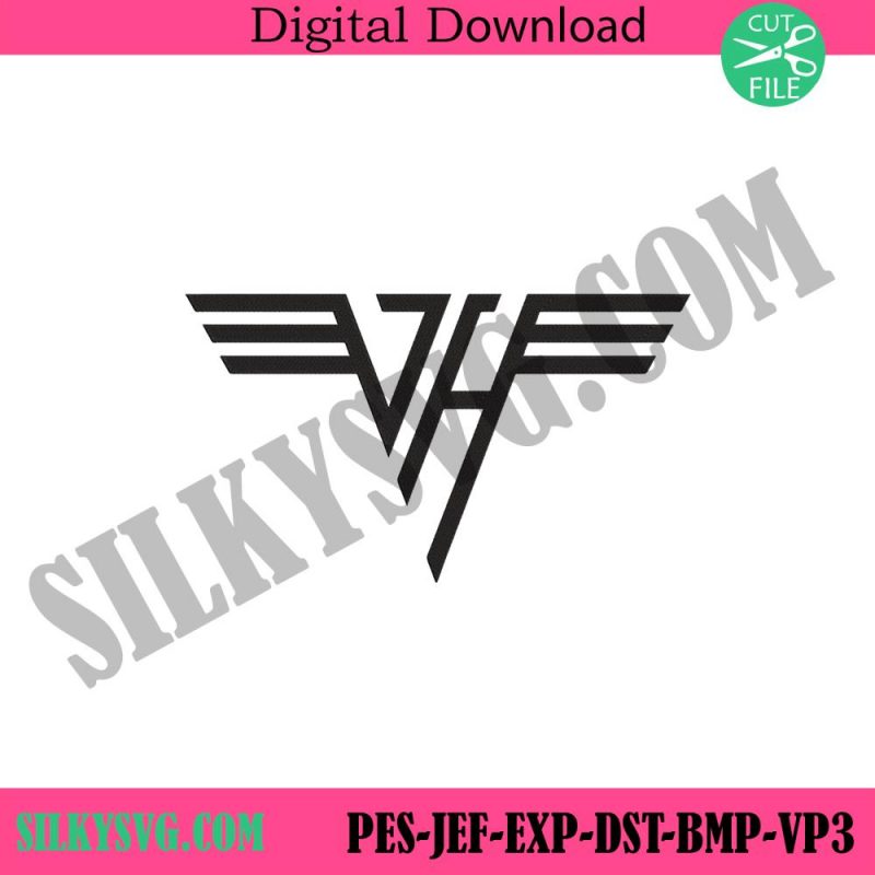 van-halen-rock-logo-embroidery-digital-download-file-van-halen-band-machine-embroidery-design-download-van-halen-embroidery-instant-download