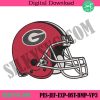 georgia-bulldogs-helmet-machine-embroidery-digitizing