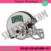 ohio-bobcats-helmet-embroidery-digitizing-instant-download