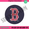 boston-red-sox-letter-b-circle-logo-machine-embroidery-digitizing