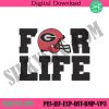 for-life-georgia-bulldogs-logo-embroidey-design-ncaa-georgia-bulldogs-for-life-embroidery