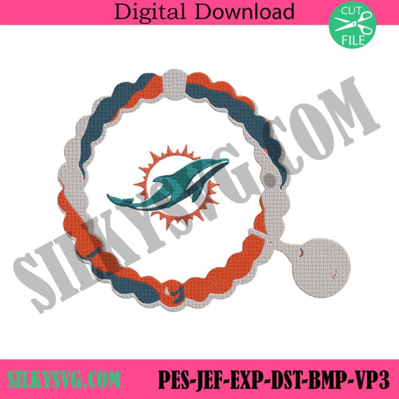 miami-dolphins-swirl-bracelet-embroidery-download-file-miami-dolphins-machine-embroidery