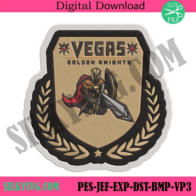 vegas-golden-knights-logo-embroidery-designs-file-vegas-golden-knights-logo-warrior-embroidery-files-instant-download