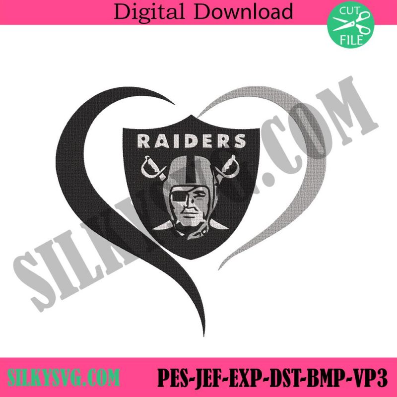 heart-oakland-raider-logo-machine-embroidery-oakland-raiders-embroidery-design