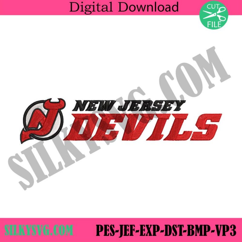 new-jersey-devils-wordmark-logo-machine-embroidery-new-jersey-devils-logo-nhl-embroidery