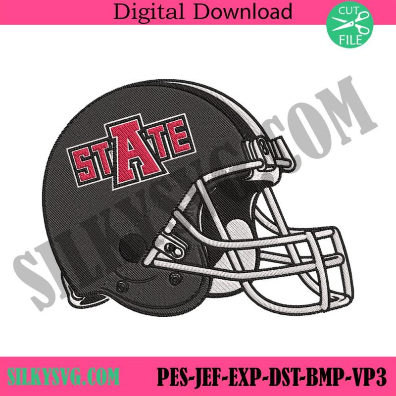 arkansas-state-red-wolves-helmet-machine-embroidery-design