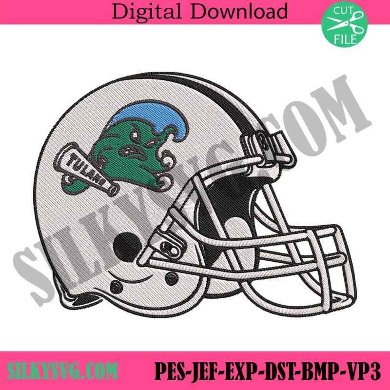 tulane-green-wave-helmet-embroidery-design-download-file