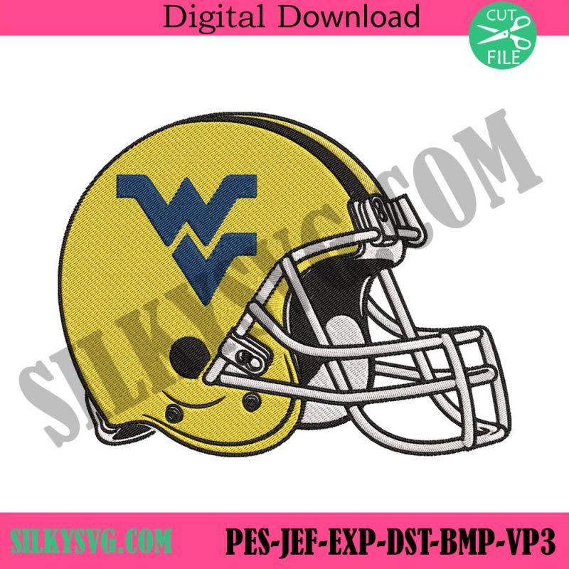 west-virginia-mountaineers-helmet-machine-embroidery-design