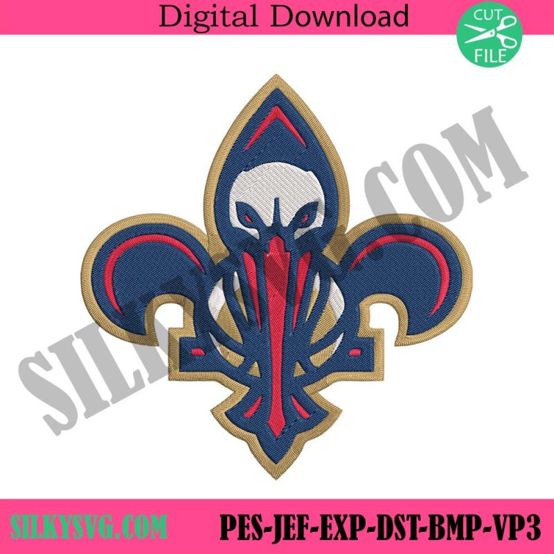 new-orleans-pelicans-logo-machine-embroidery-files-new-orleans-pelicans-embroidery-digital-new-orleans-pelicans-embroidery-digital-file