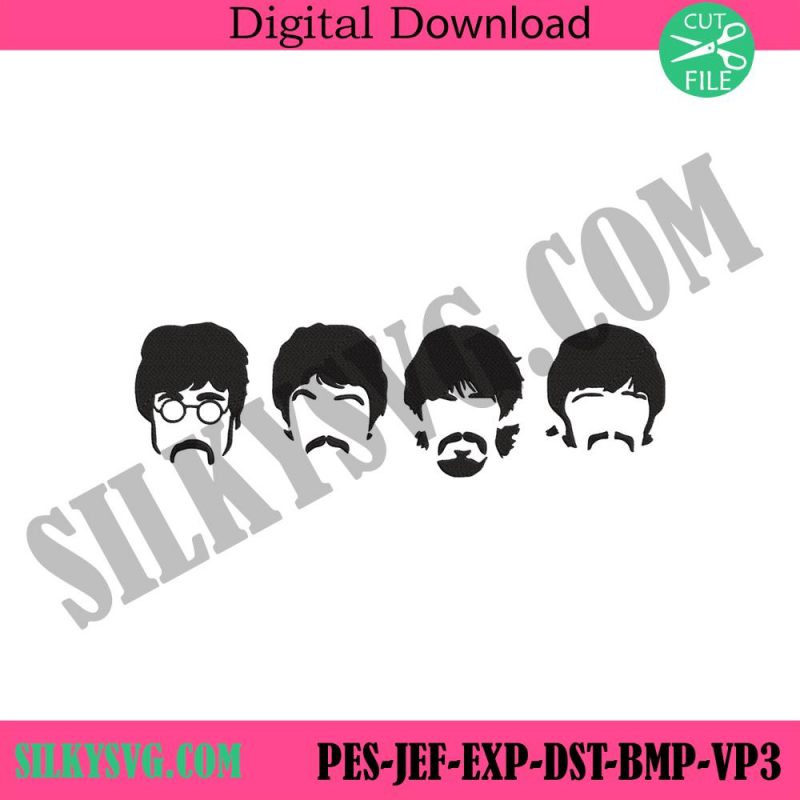 the-beatles-face-silhouette-embroidery-design-file-the-beatles-famous-machine-embroidery-digital-download-beatles-rock-band-embroidery-design-download