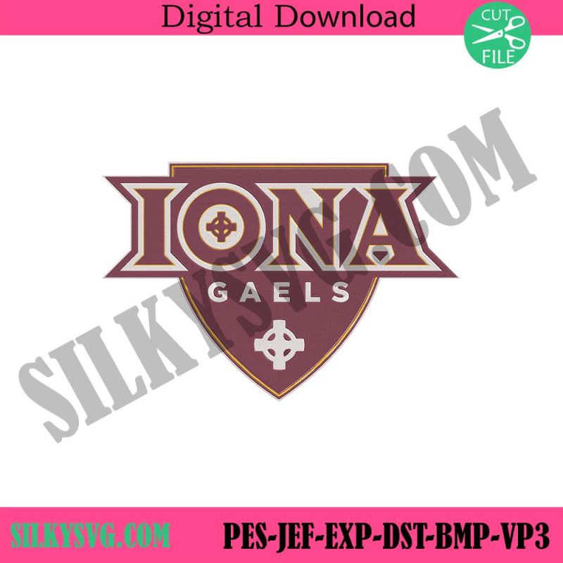 ncaam-iona-gaels-logo-embroidery-digital-download-file-iona-gaels-logo-embroidery-instant-design-file-iona-gaels-ncaam-logo-machine-embroidery-file