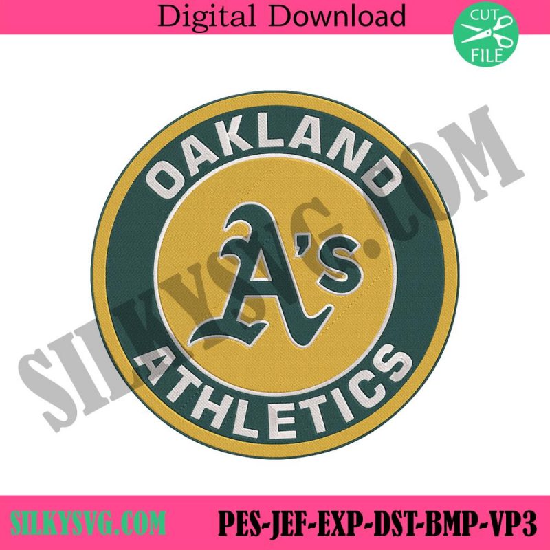 oakland-mlb-logo-machine-embroidery-mlb-athletics-design-embroidery