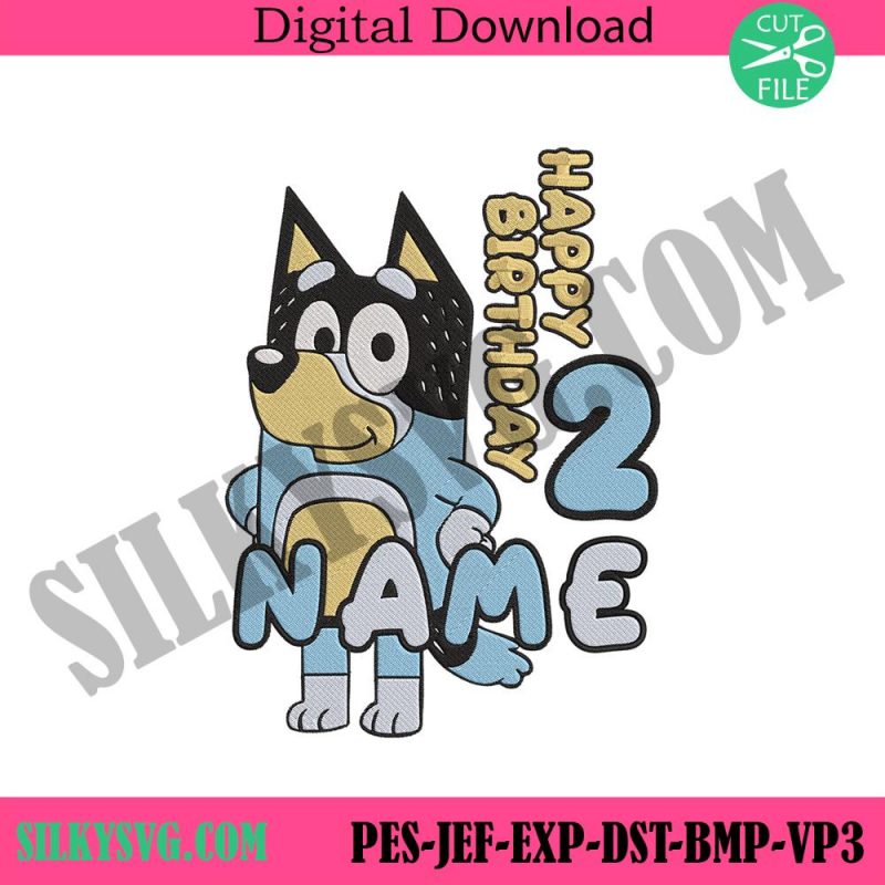 bluey-custom-name-machine-embroidery-design-bluey-bandit-embroidery-file-download-instant-digital-bluey-dad-birthday-embroidery-file