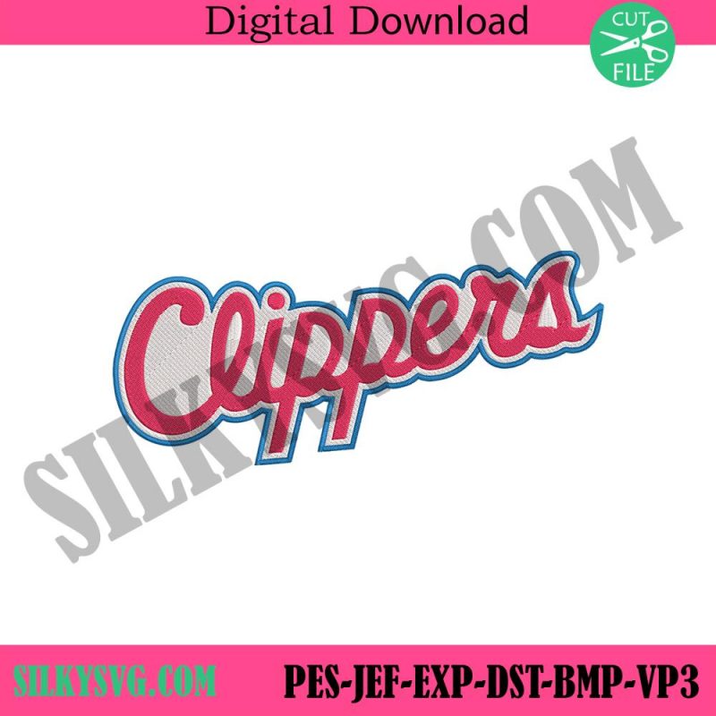 los-angeles-clippers-wordmark-logo-embroidery-design-los-angeles-clippers-machine-instant-design-digital-files