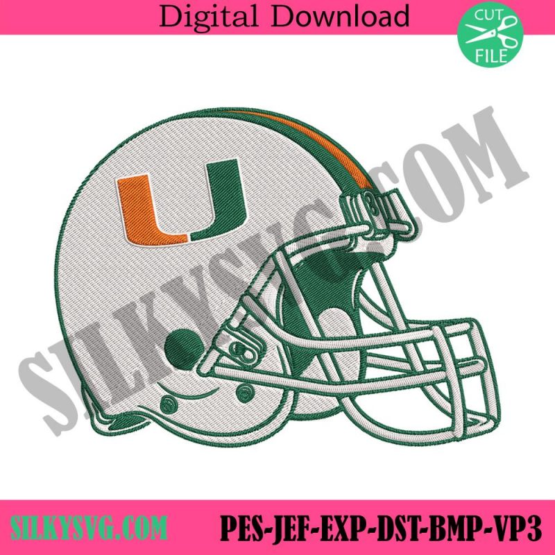 miami-hurricanes-helmet-embroidery-digitizing-instant-download