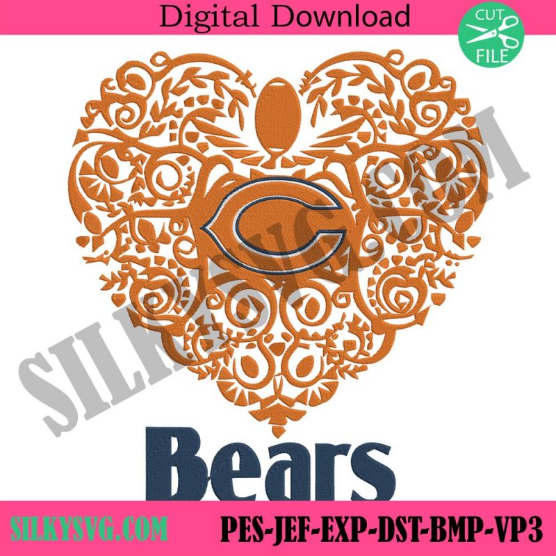 chicago-bears-football-heart-embroidery-download-file-chicago-bears-embroidery