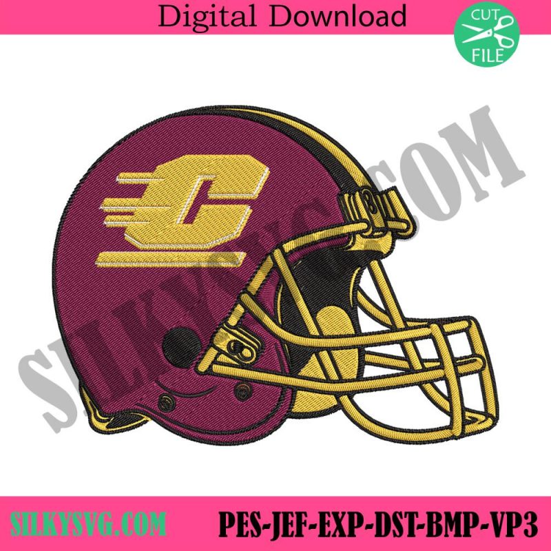 central-michigan-chippewas-helmet-machine-embroidery-file