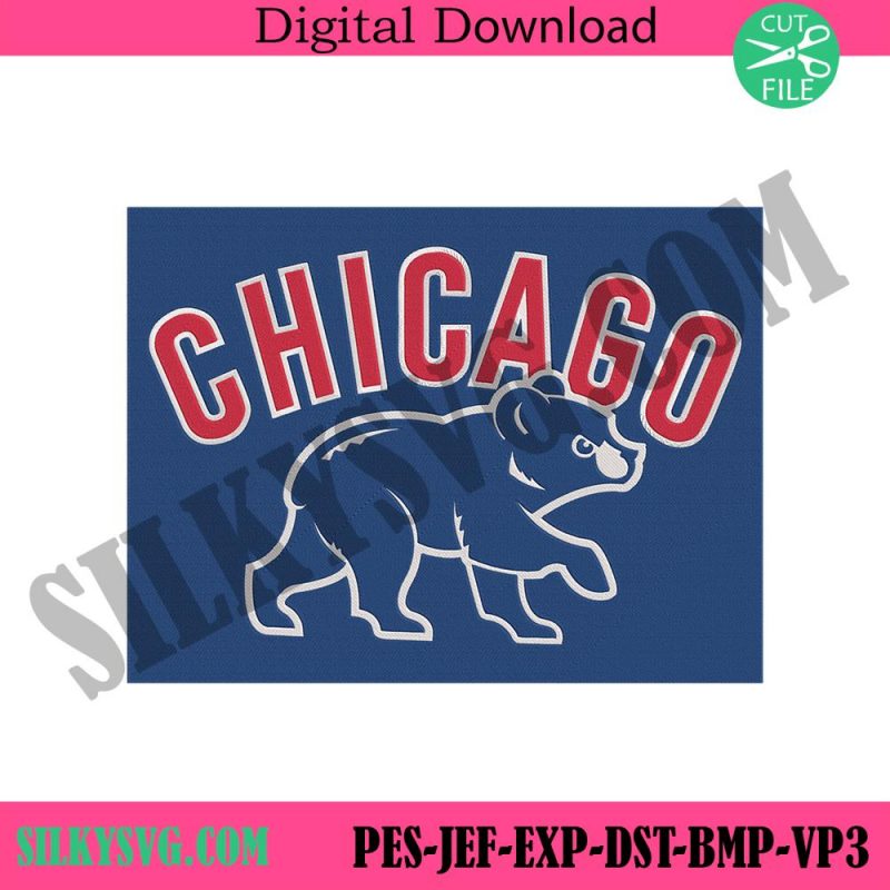 chicago-cubs-bear-blue-rectangle-logo-machine-embroidery-digitizing