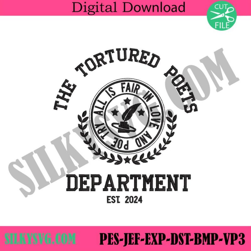 tortured-poets-department-album-est-2024-embroidery-design-files-taylor-swift-2024-embroidery-files-taylor-machine-instant-embroidery-digital-files