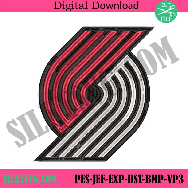 nba-portland-trail-symbol-machine-embroidery-files-nba-team-embroidery-instant-design-portland-trail-embroidery-digitals-design-downloads