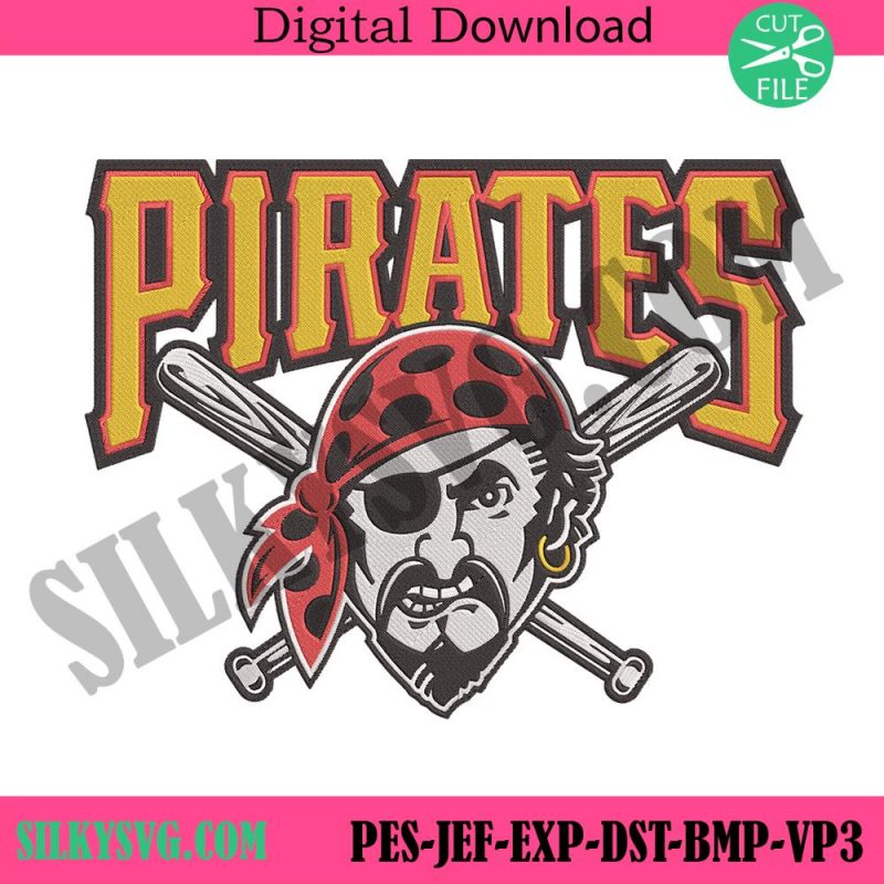 pirates-mlb-logo-machine-embroidery-pittsburgh-pirates-symbol-embroidery-design