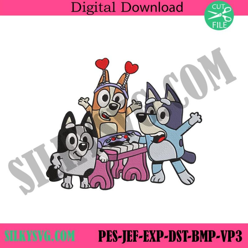 bluey-music-embroidery-design-bingo-file-embroidery-design-files-bluey-cartoon-embroidery-digital-design-files