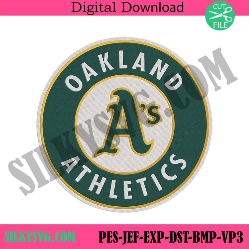 oakland-athletis-logo-machine-embroidery-oakland-athletis-mlb-embroidery-download