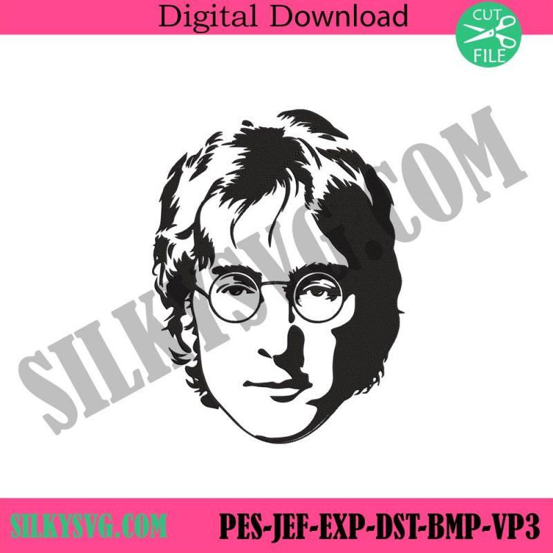 john-lennon-embroidery-instant-download-the-beatles-john-lennon-face-embroidery-digital-design-file-john-lennon-silhoutte-machine-embroidery-download-design