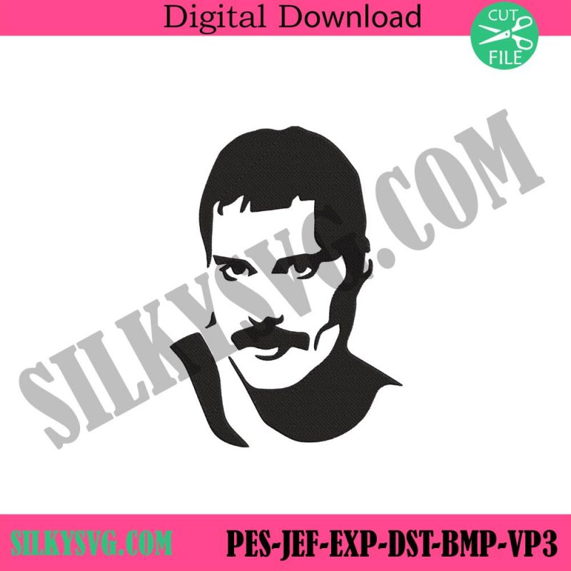 freddie-mercury-silhouette-embroidery-digital-download-file-freddie-portrait-machine-embroidery-instant-design-queen-embroidery-download-design